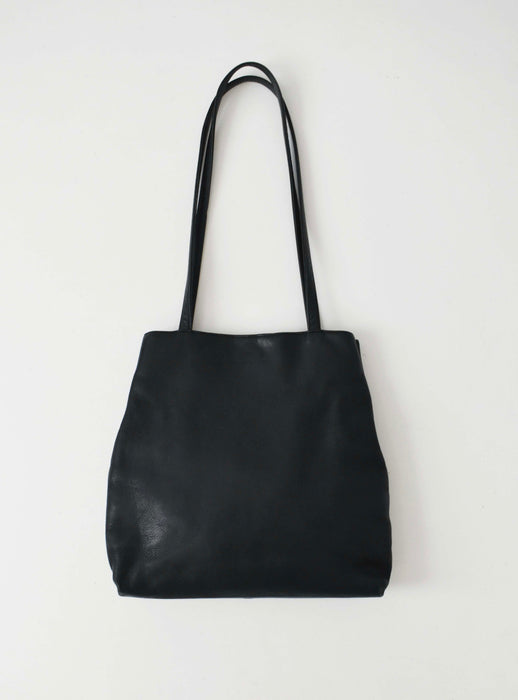 Black Leather Shoulder Bag