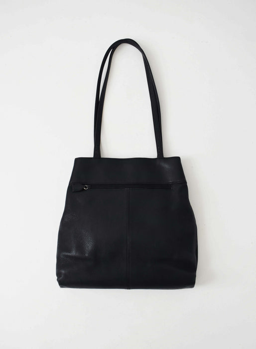 Black Leather Shoulder Bag