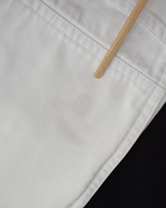 Vintage White Utility Pants (xs)