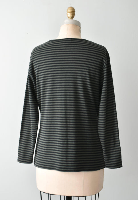 vintage striped cotton t-shirt (m/l)