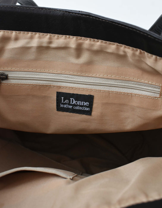 Vintage Umber Leather Tote