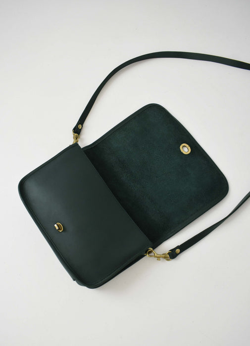 Forest Leather Crossbody Bag