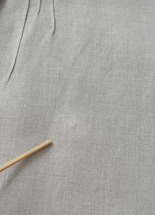 vintage sleeveless linen top (s/m)