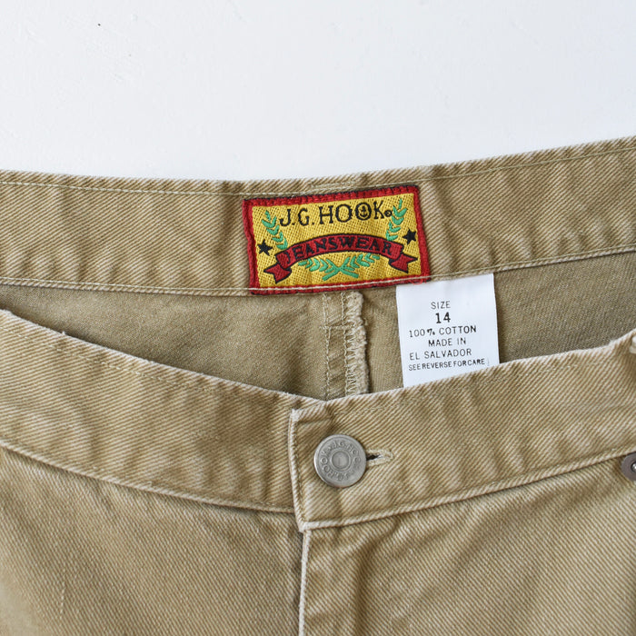vintage beige high waist jeans (l)