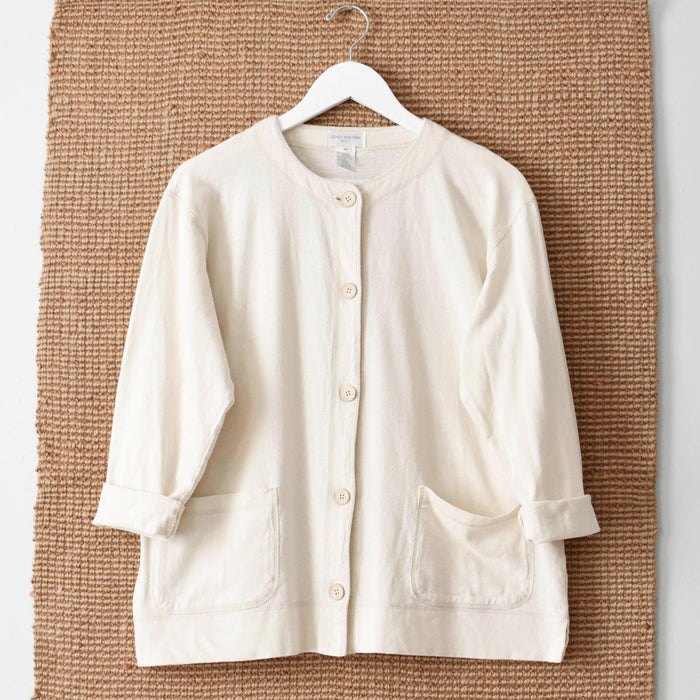 vintage natural cardigan top (m/l)