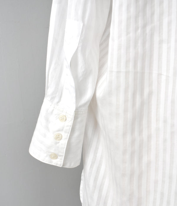 vintage longline button down shirt (l)