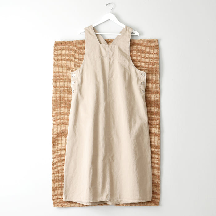vintage beige jumper dress (m/l)
