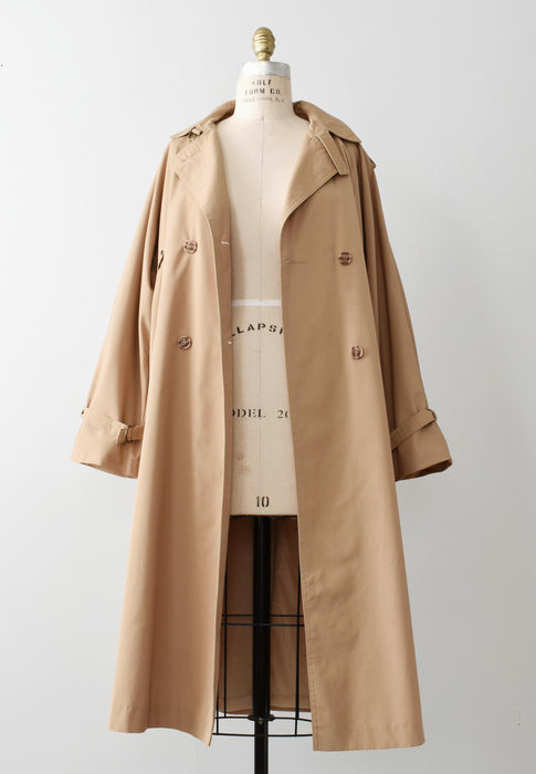 vintage beige trench coat (s/m)