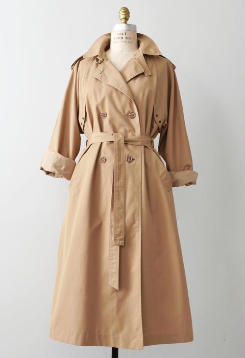 vintage beige trench coat (s/m)