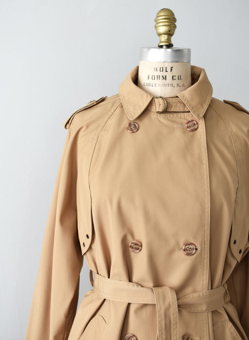 vintage beige trench coat (s/m)