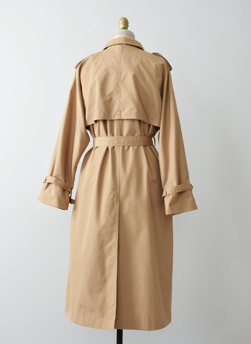 vintage beige trench coat (s/m)