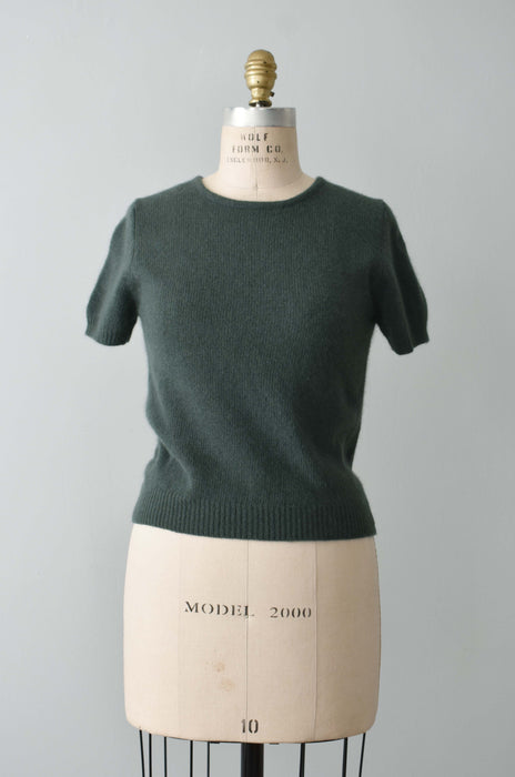 vintage spruce angora sweater (s)