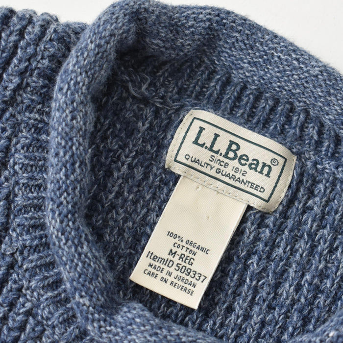 vintage blue roll neck sweater (m)