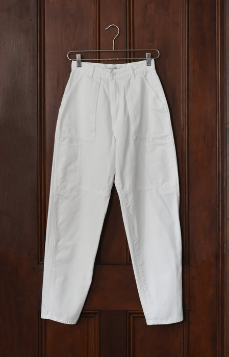 Vintage White Utility Pants (xs)