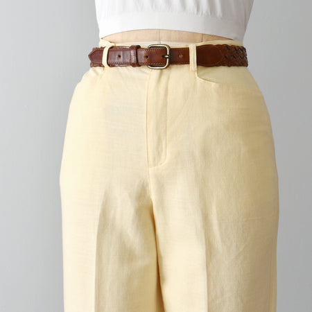 vintage butter linen pants (xs/s) - Improv Goods