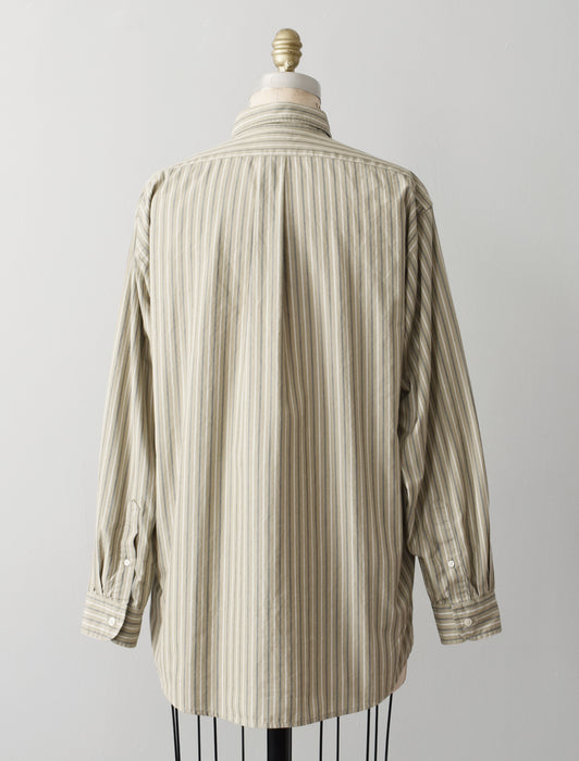 vintage striped oxford shirt (l)