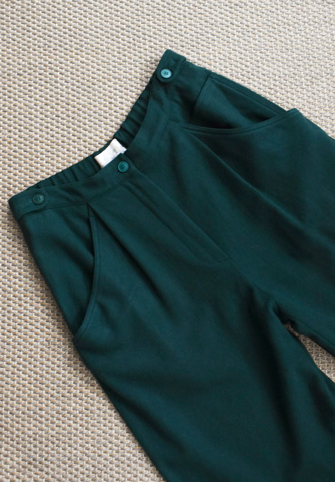 vintage evergreen wool trousers (m)