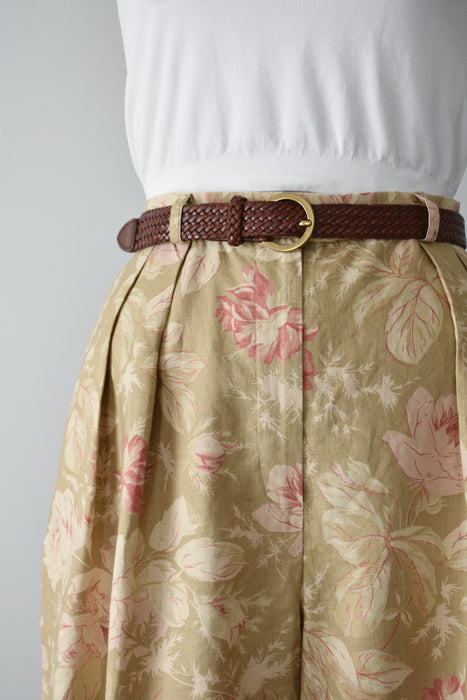 Botanical Linen Shorts (m)