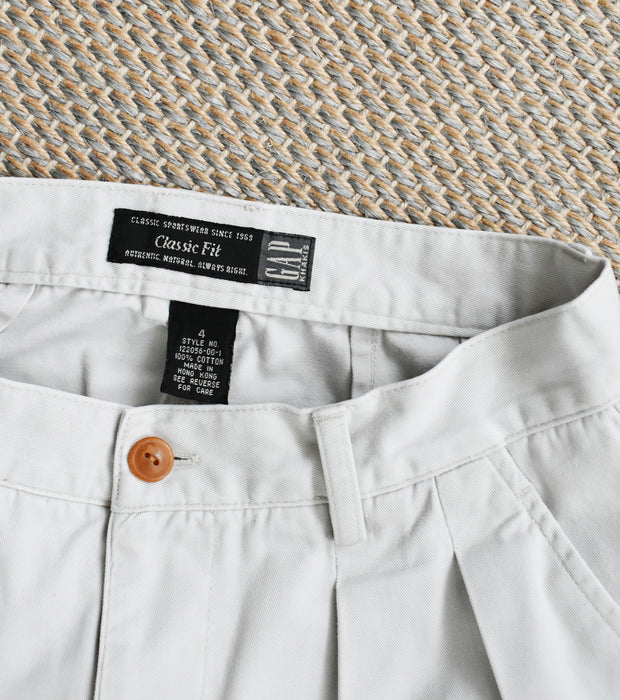 vintage chalk cotton chinos (xs/s)