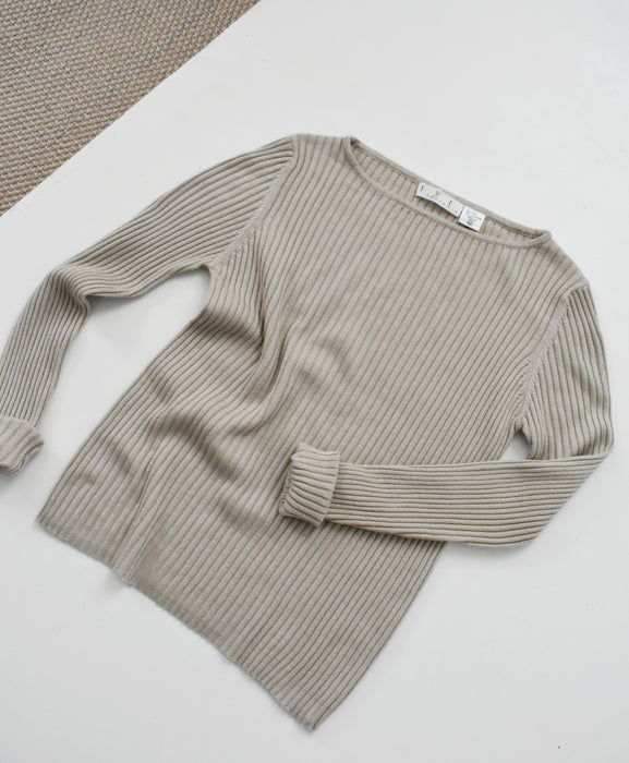 vintage cashmere silk knit top (s)