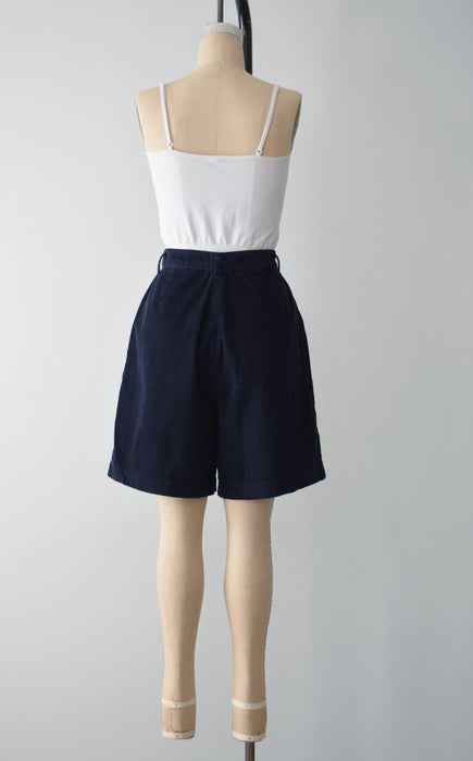 Navy Corduroy Shorts (m)