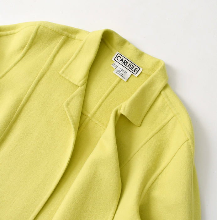 vintage citron angora jacket (m/l)