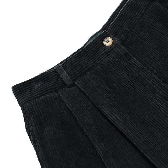 vintage black corduroy shorts (m)