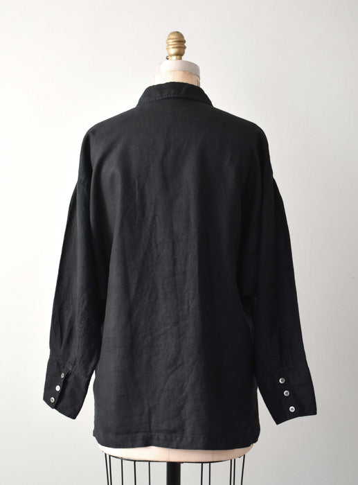 Vintage Linen Button Up (l/xl)