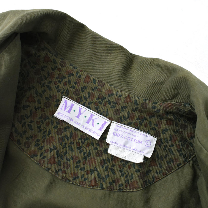 vintage cropped trench jacket (l)