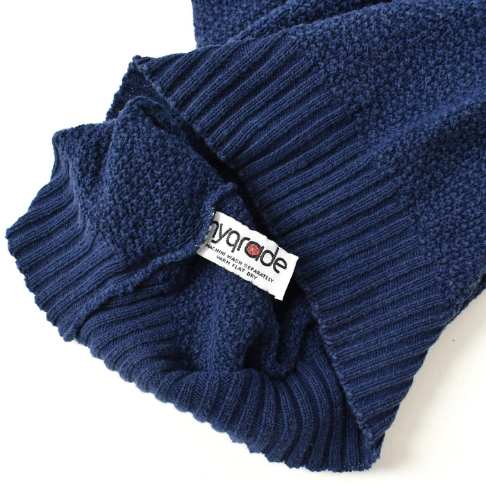 vintage blue cotton sweater (xs)