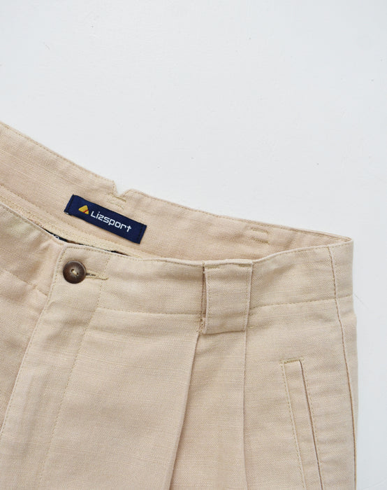 Parchment Linen Trousers (l)