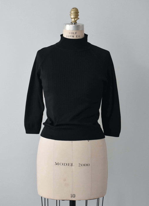 Vintage Silk Knit Top (xs/s)