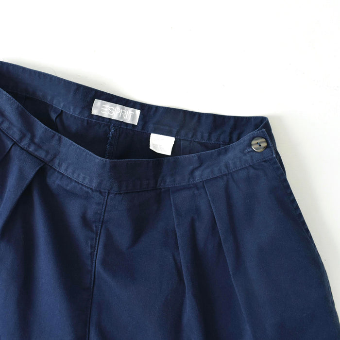 vintage navy cotton trousers (m)