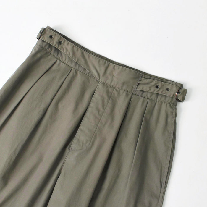 vintage olive buckle trousers (m)