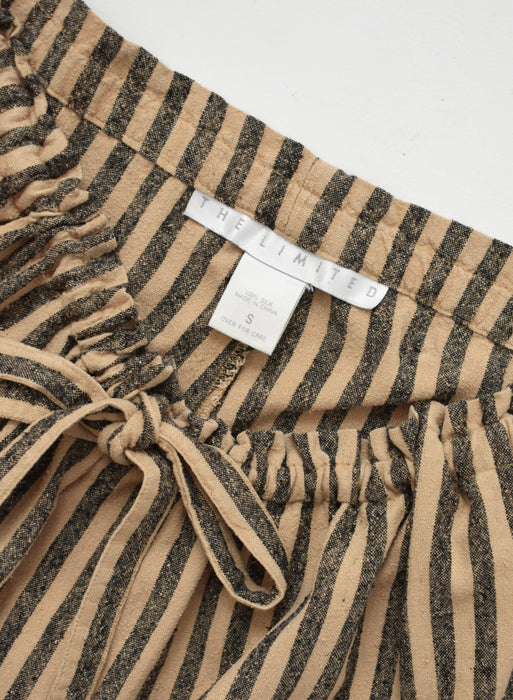 Raw Silk Stripe Pants (m/l)