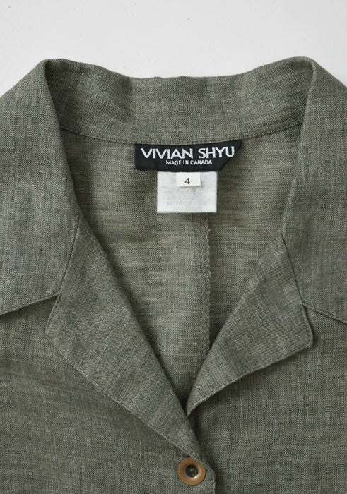 Thistle Linen Button Up (s)