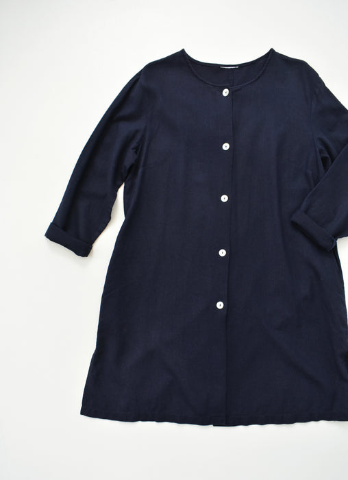 Longline Linen Button Up (l/xl)