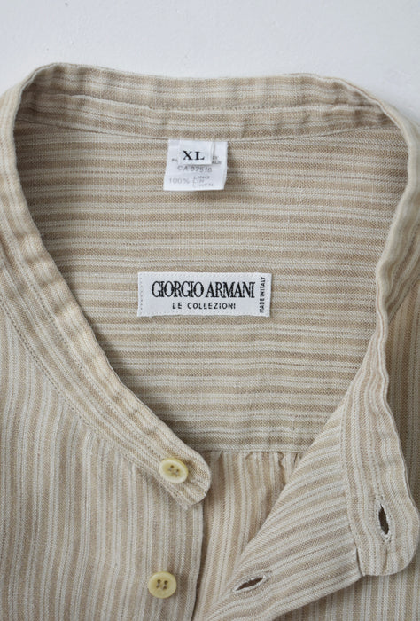 Armani Linen Button Up (xl)
