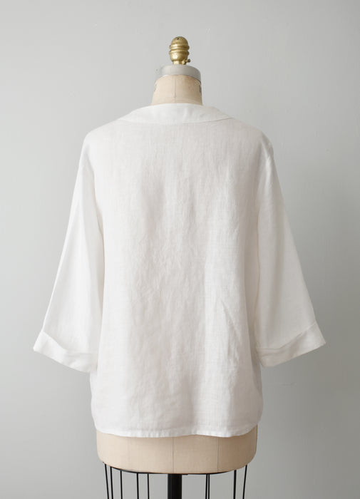 Salt Linen Shirt Jacket (m)