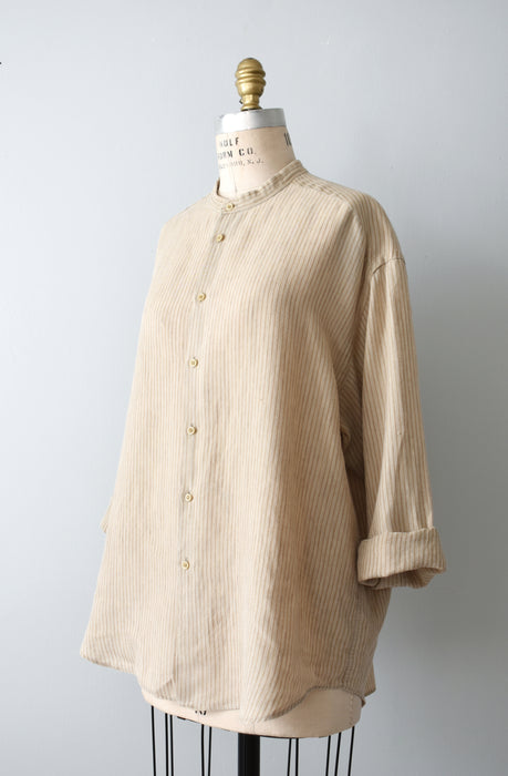 Armani Linen Button Up (xl)