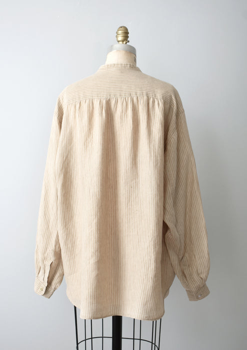 Armani Linen Button Up (xl)