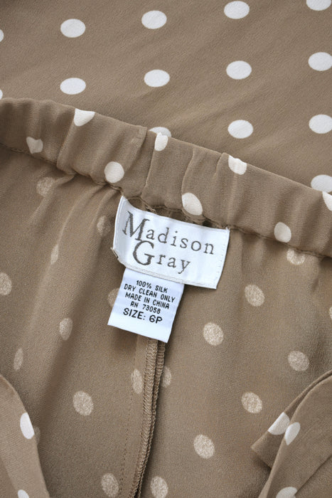 Polka Dot Silk Pants (s)