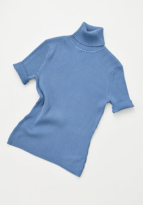Cornflower Rib Knit Top (s)
