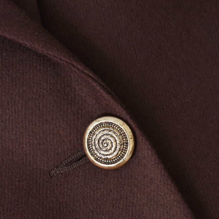 vintage brown wool blazer (s)