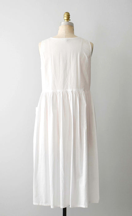 White Eyelet Cotton Dress (m)