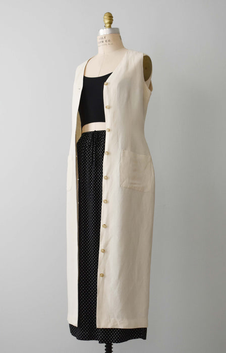 Vanilla Linen Dress (s)