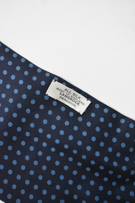 Polka Dot Silk Scarf