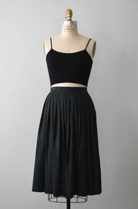 Linen Side Button Skirt (xs/s)