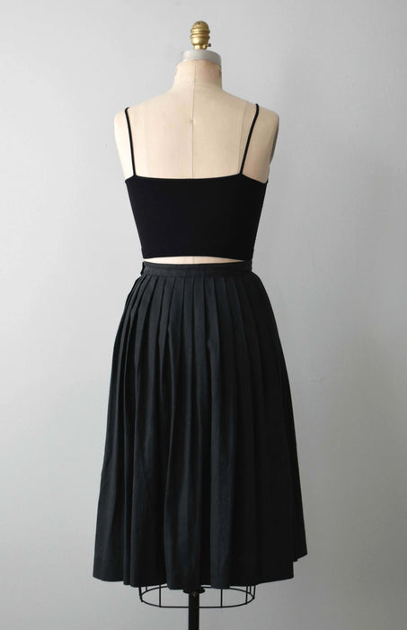 Linen Side Button Skirt (xs/s)