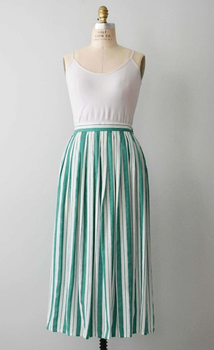 Viridian Striped Skirt (m)